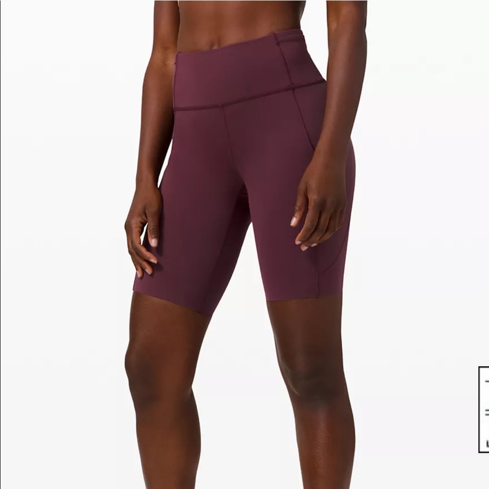 LULULEMON | Fast and Free High Rise 10” Shorts CASSIS
